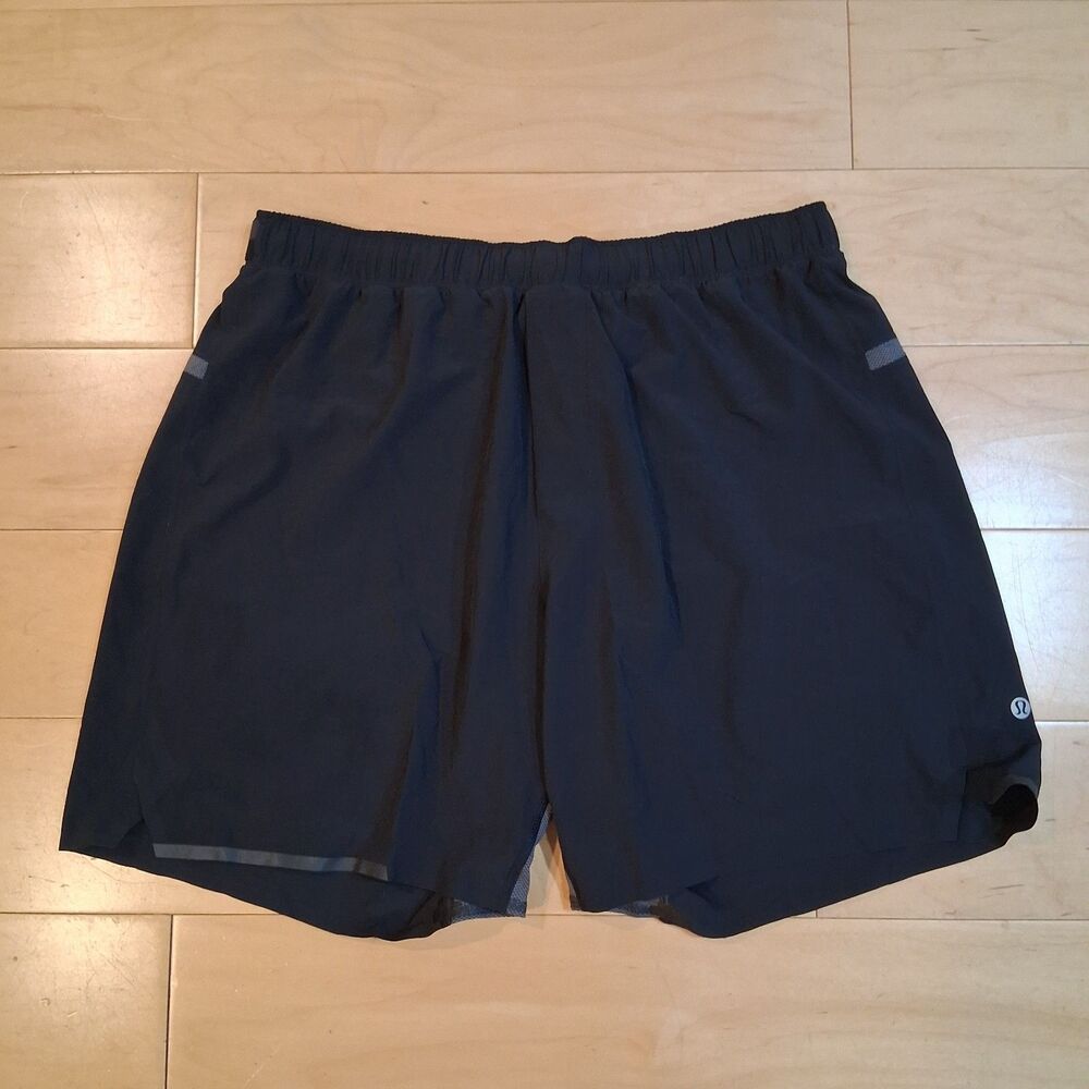 Lululemon T.H.E. Short Linerless Black Mens Large 7” Athletic Running Gym Shorts